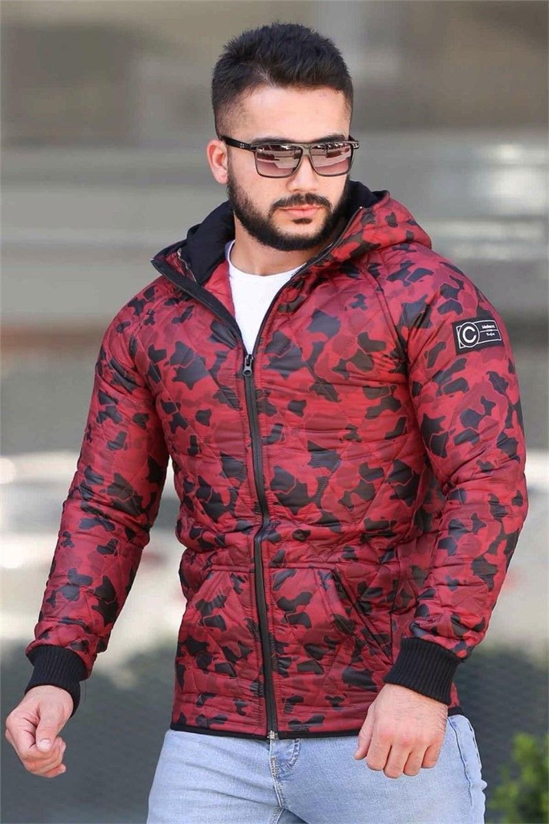  Claret Red Camouflage Coat With Hooded 2220 # 286551