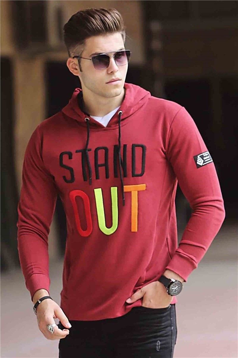 Men's sweatshirt 2691 -Red 289138