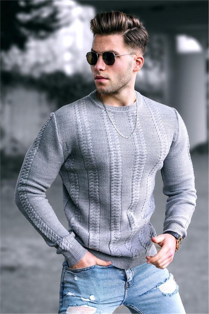 Men's sweater 5178 - Gray #323178