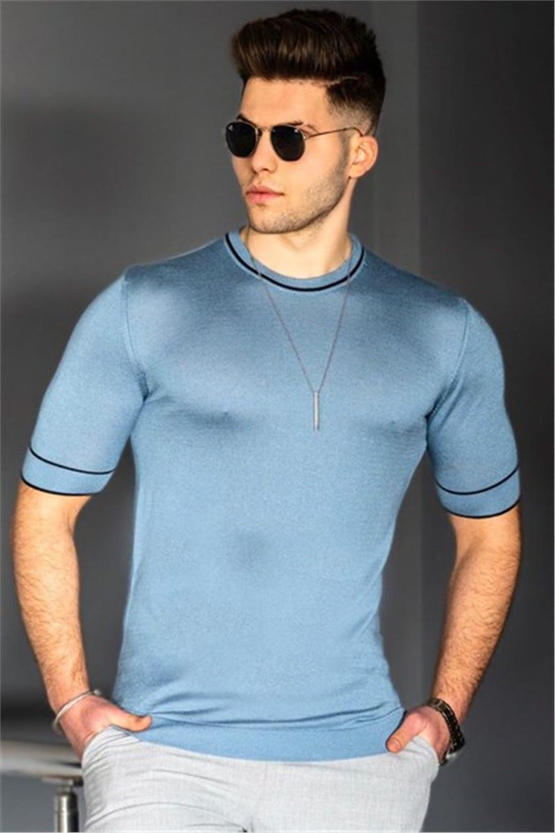 Madmext Men's T-Shirt - Blue #293248