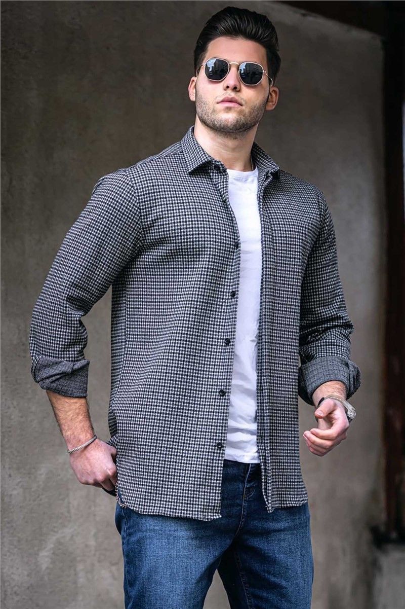 Madmext Men's Shirt - Grey #290771