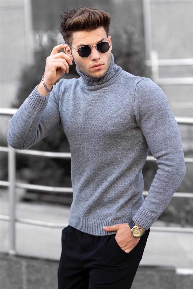 Muški džemper 4759 - Sivi 289517