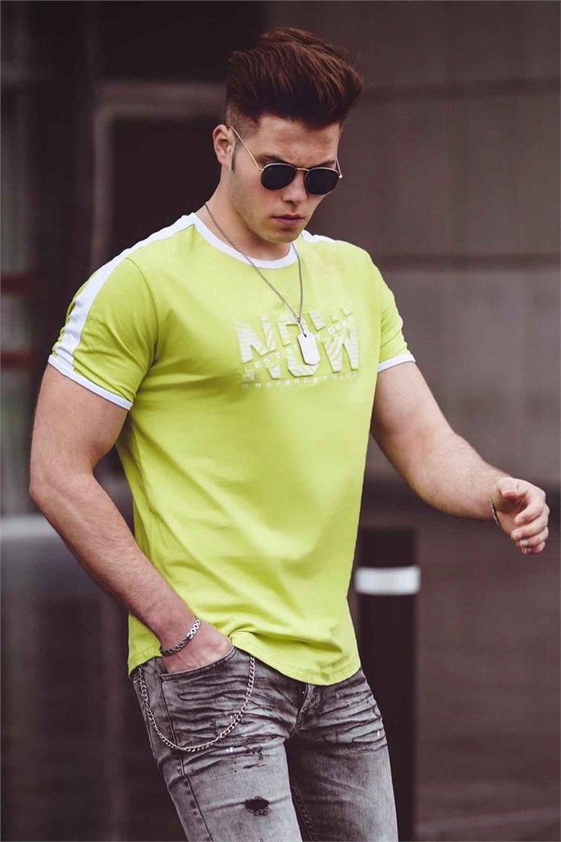 Madmext Men's T-Shirt - Neon Lime #287905
