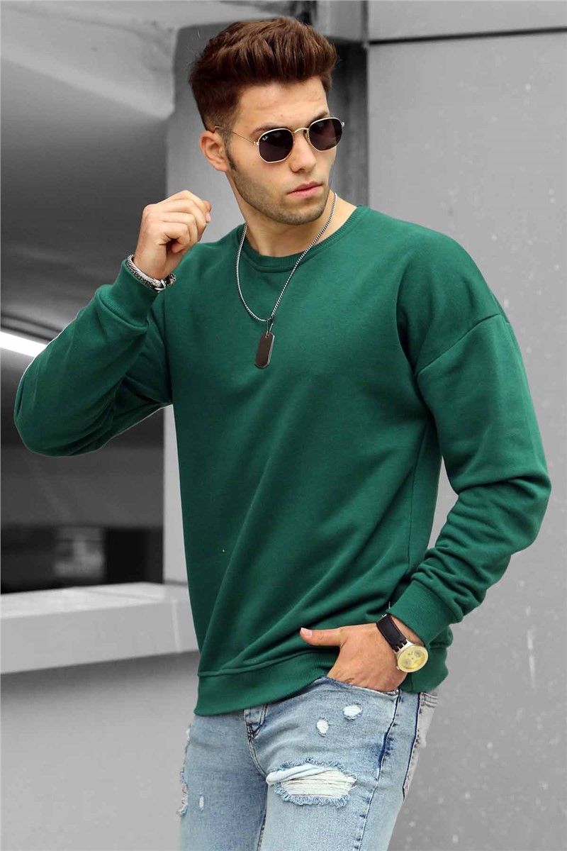 Men's sweatshirt 4782 -Green 290177