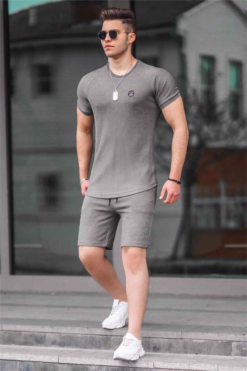 Madmext Men's Shorts - Grey #287942