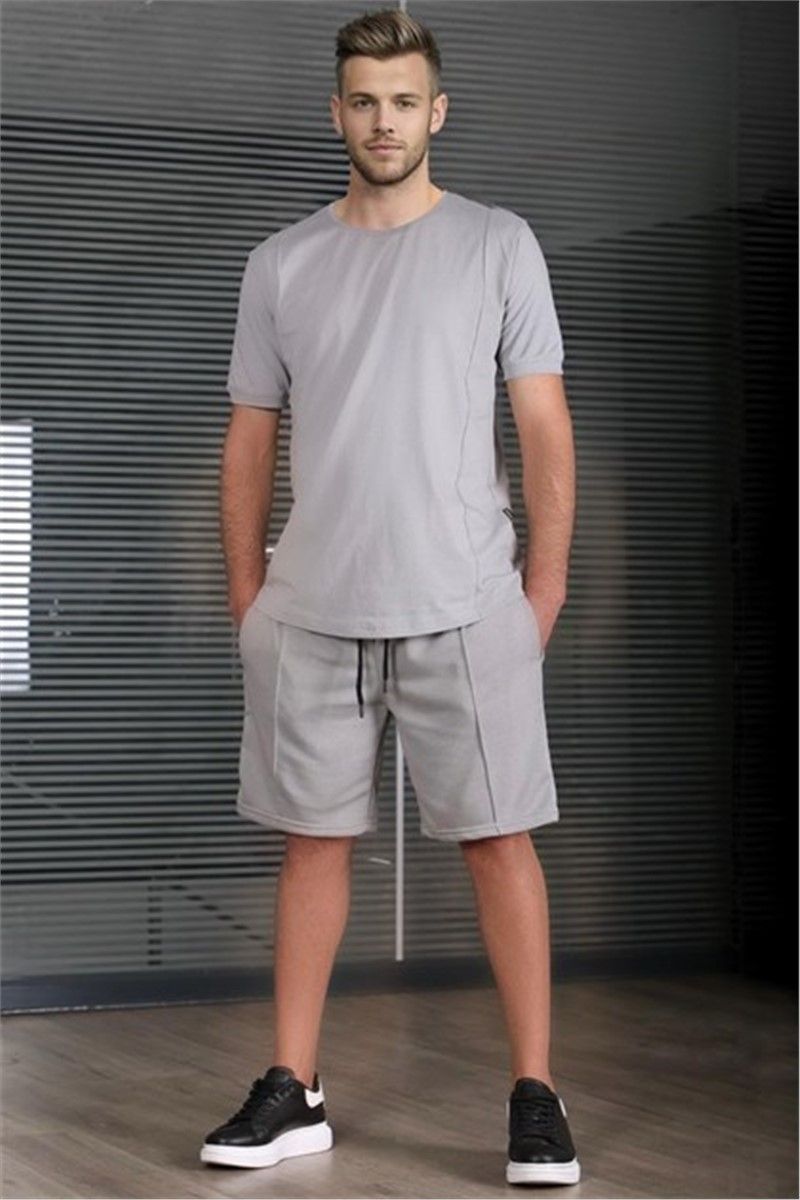 Madmext Men's Shorts - Grey #302107