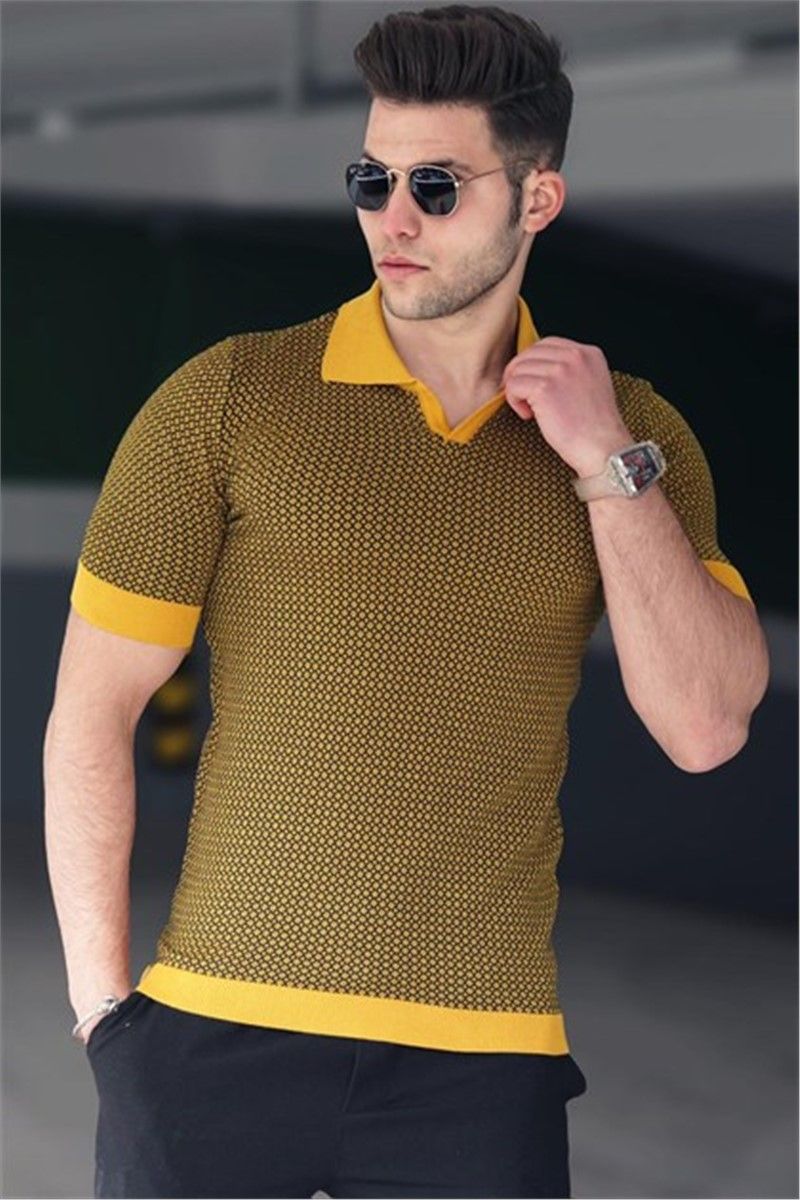 Madmext Men's T-Shirt - Mustard Yellow #293188