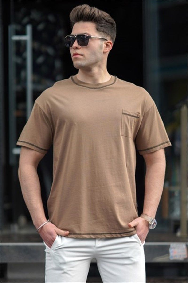 Madmext Men's T-Shirt - Brown #303150
