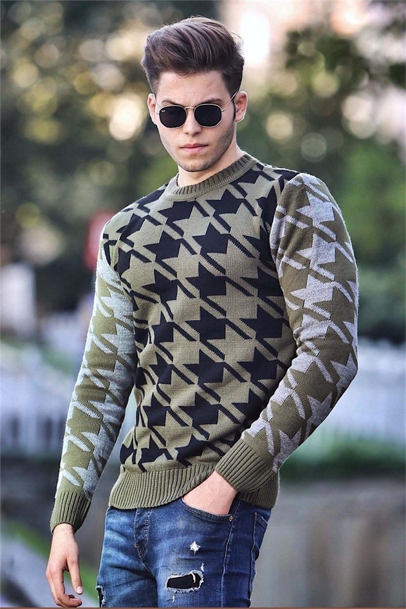 Knitted Patterned Jumper
