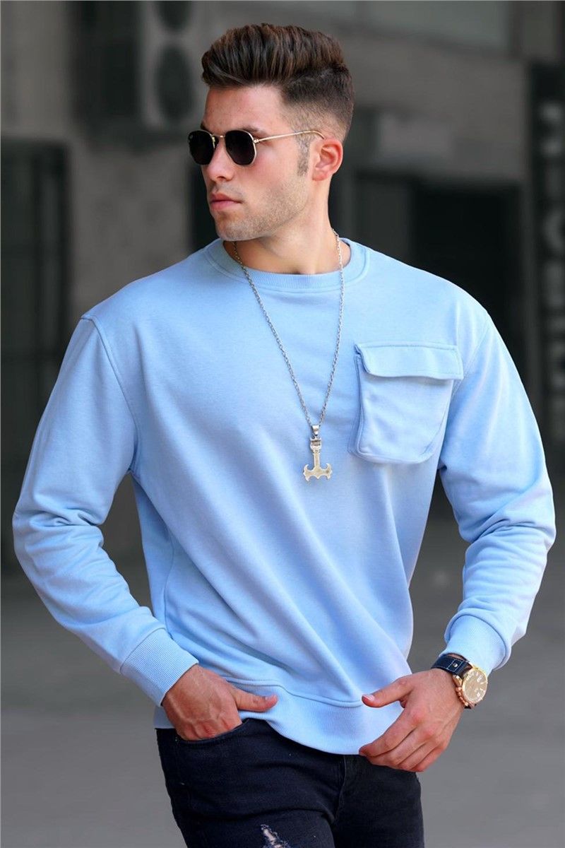 Men's Sweatshirt - Light Blue #310546