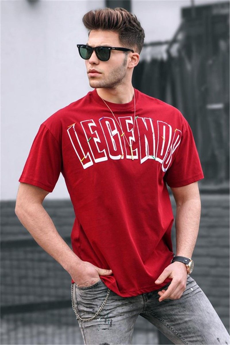 T-shirt uomo 5393 - Rosso #326941