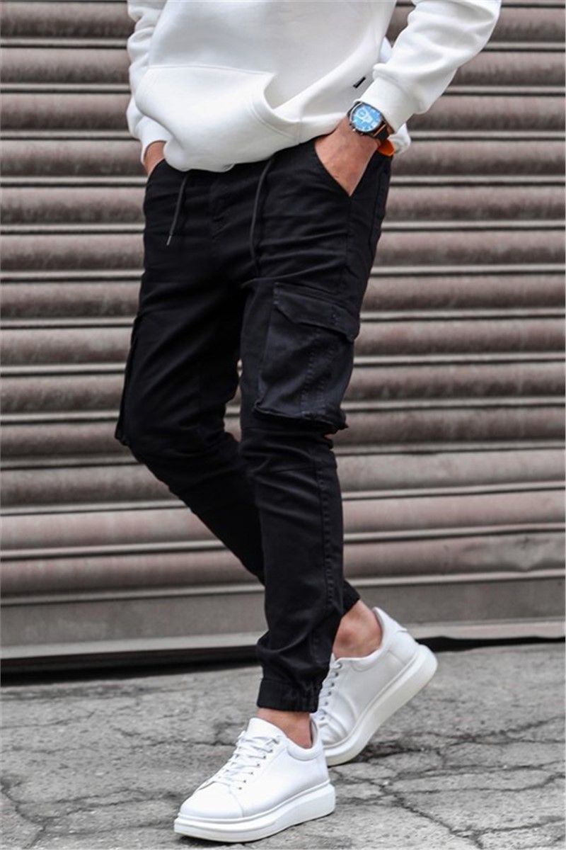Men's Slim Fit Pants 5695 - Black #326850