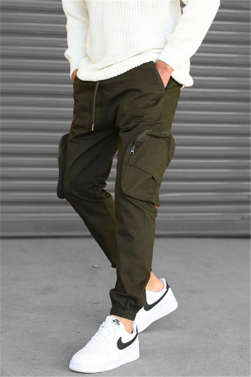 Men's sports trousers 5704 - Khaki #327781