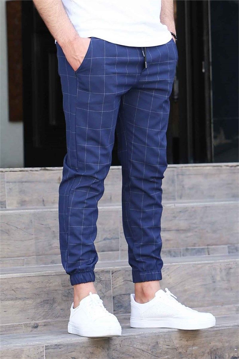 Madmext Men's Trousers - Navy Blue #286007