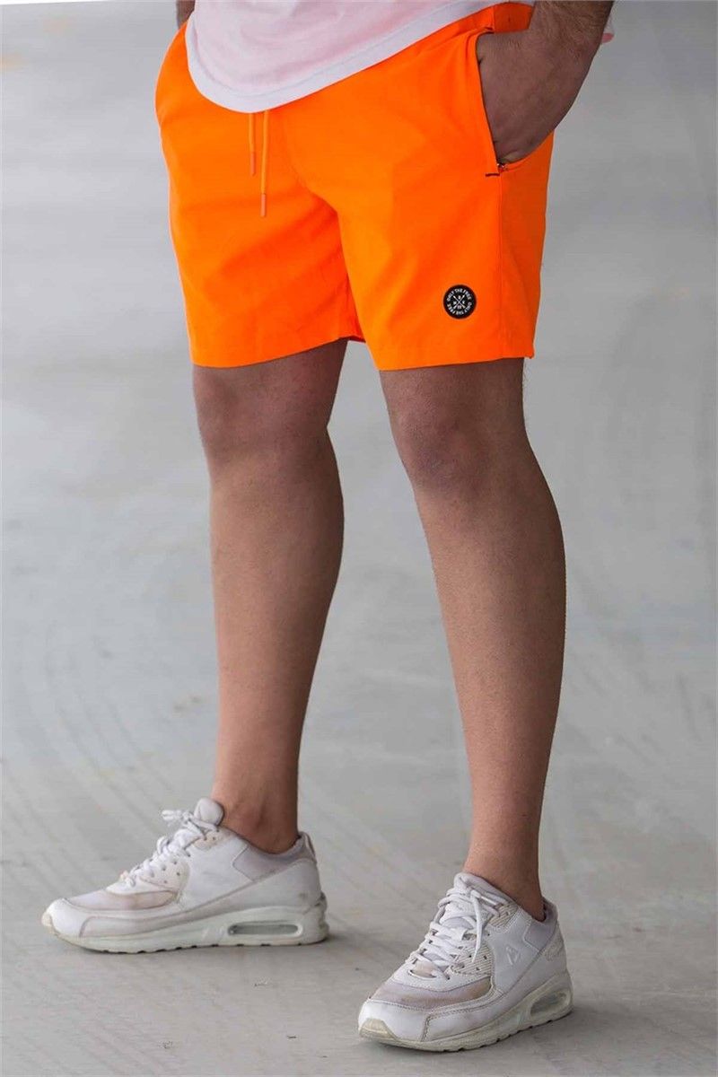 Muške kratke hlače za plivanje 4262 - neonsko narančasta 287172