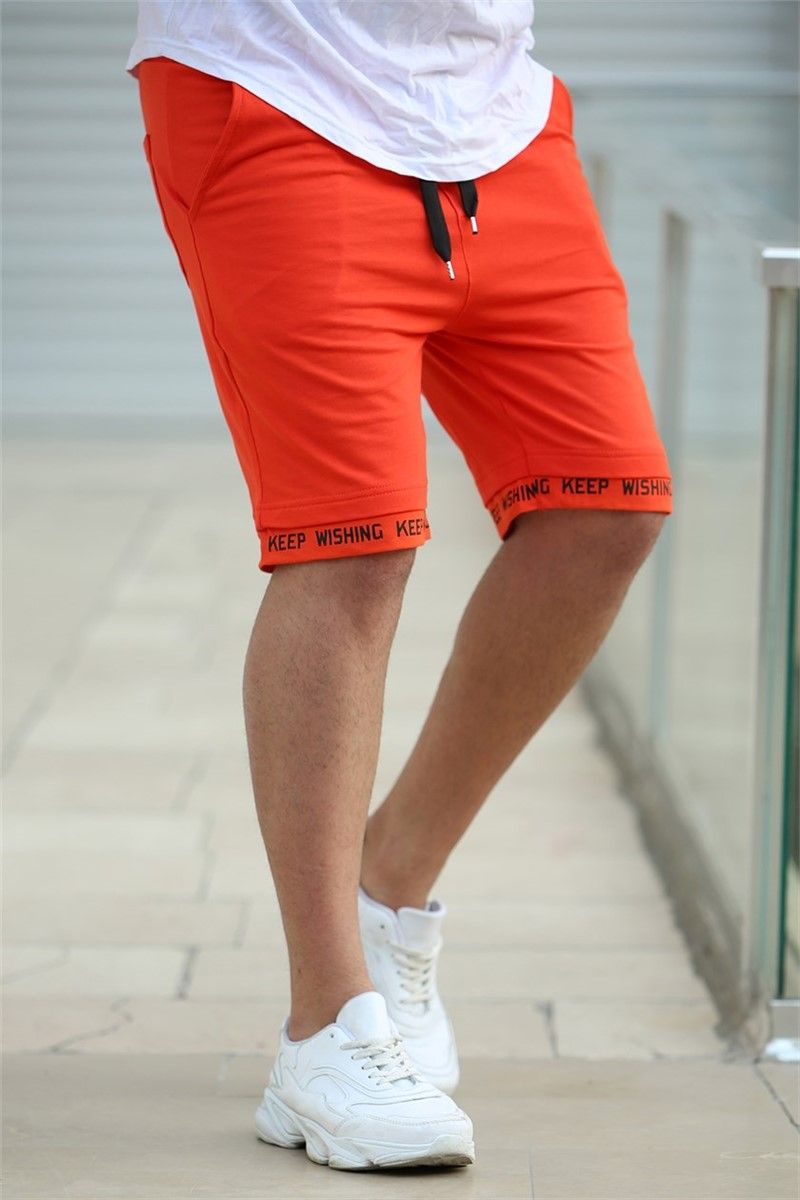 Madmext Men's Shorts - Orange #287444