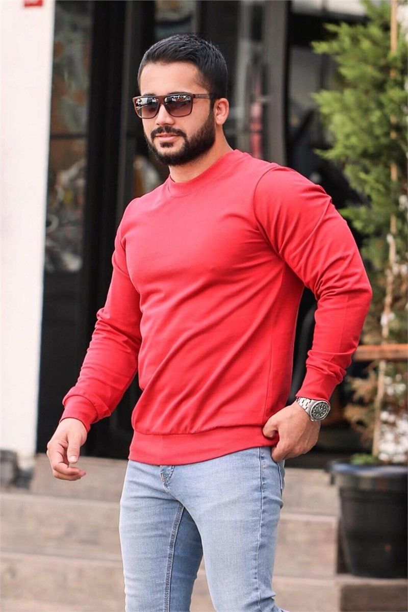 Men's Sweatshirt - Red #286152