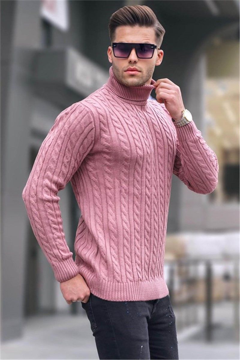 Men's Sweater 4654 - Powder #364623