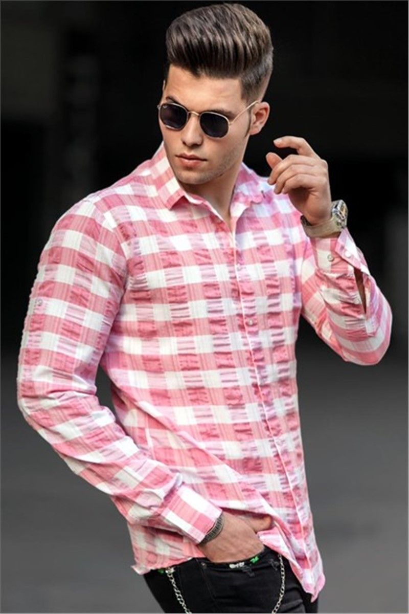Madmext Men's Shirt - Pink #292913