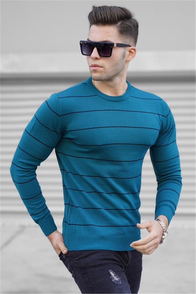 Muški džemper 5177 - zeleni #319768