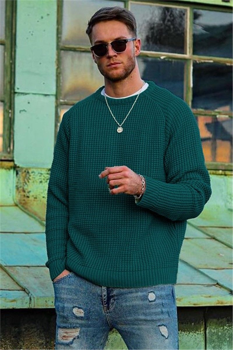 Muški džemper 5179 - zeleni #320875