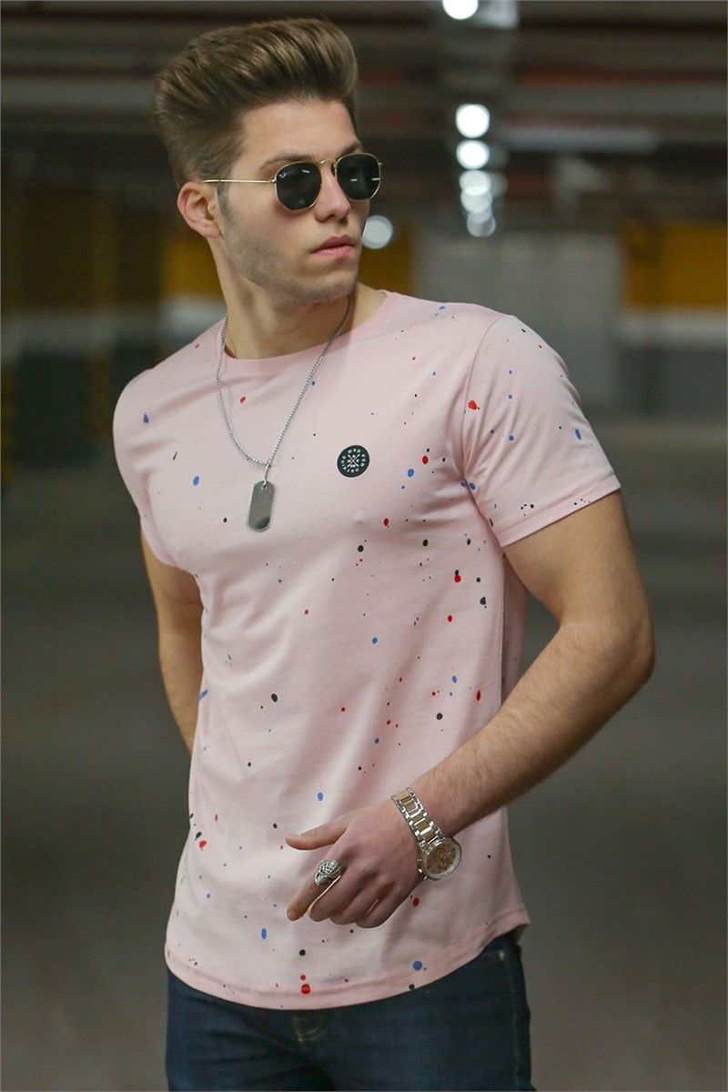 Madmext Men's T-Shirt - Salmon Pink #287379