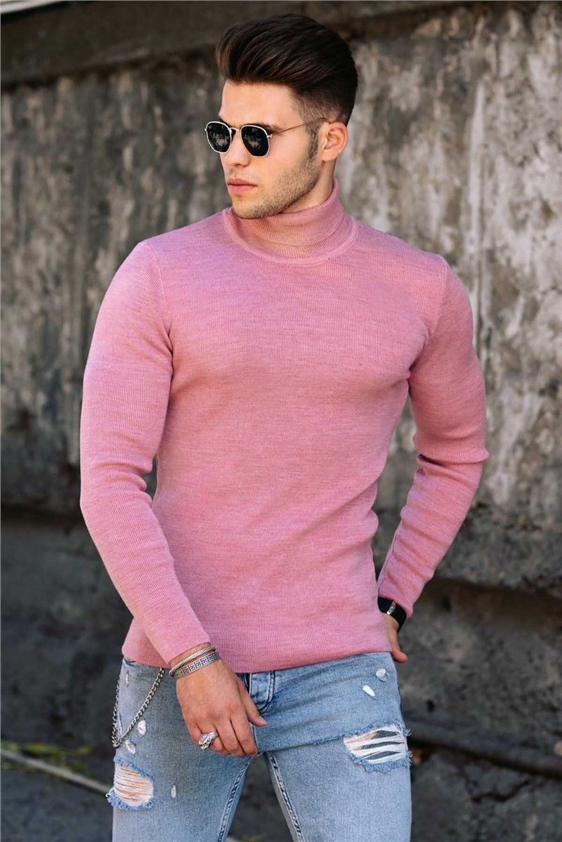 Muški džemper 4712 - Pink 290062