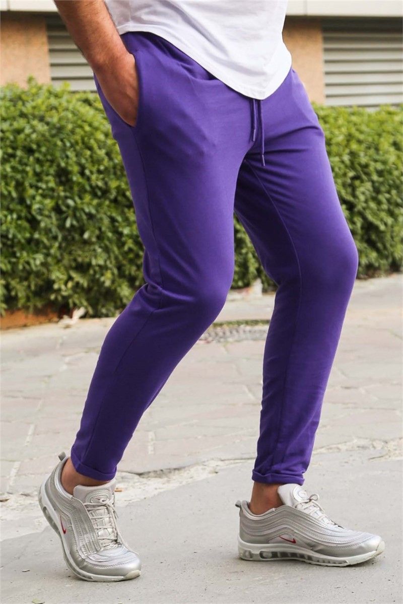 Madmext Men's Jogger - Purple #285750