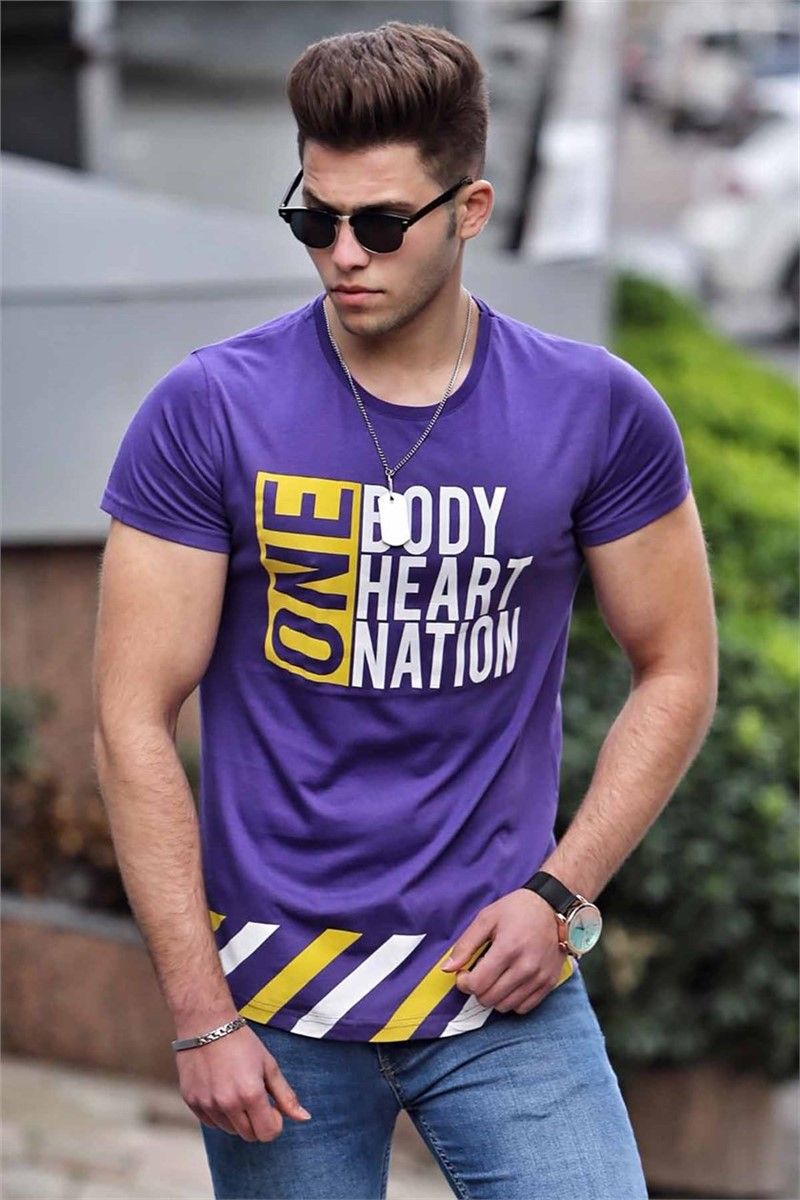 Madmext Men's T-Shirt - Purple #285853
