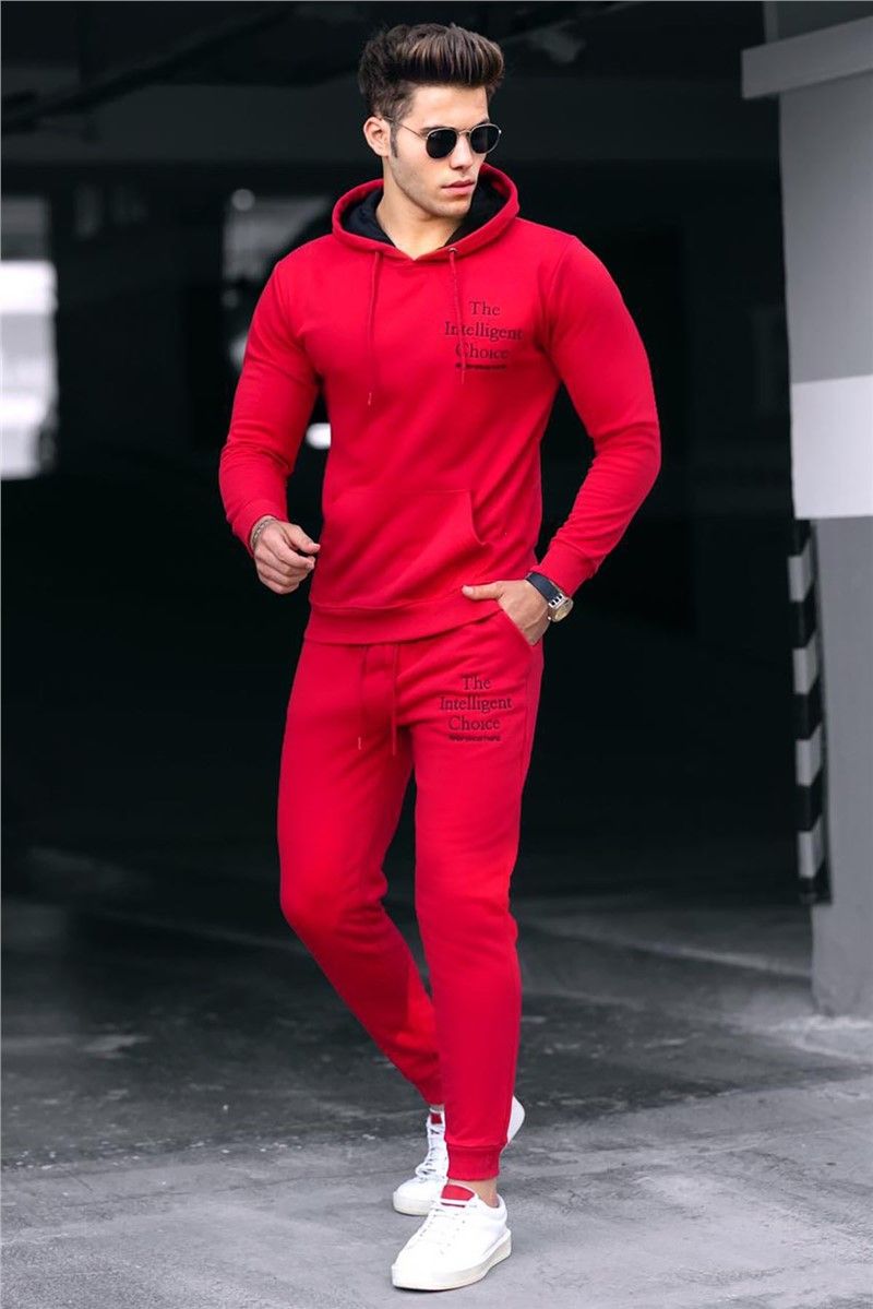 Madmext Men's Tracksuit - Red #289585