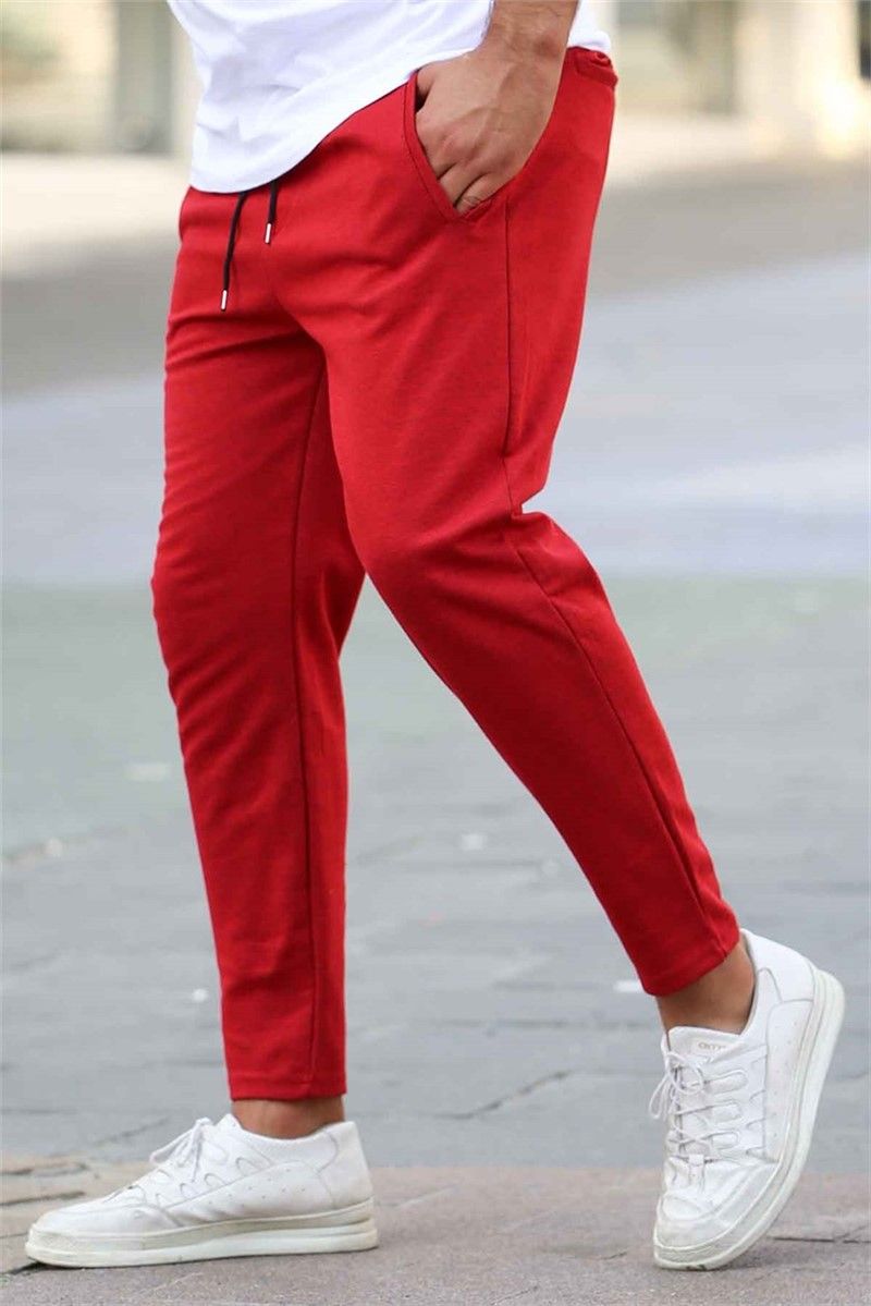 Madmext Men's Jogger - Red #286354