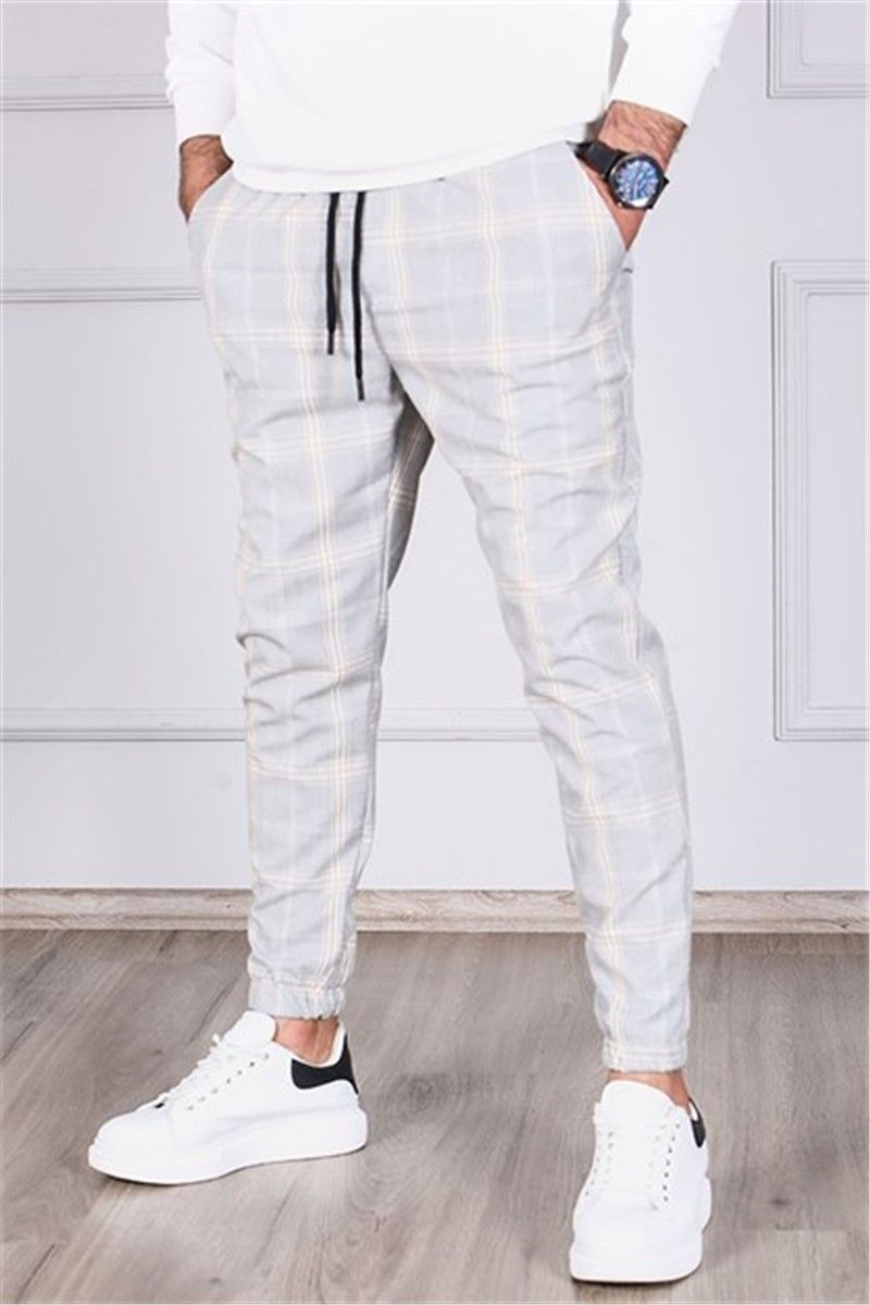 Madmext Men's Trousers - White #301977