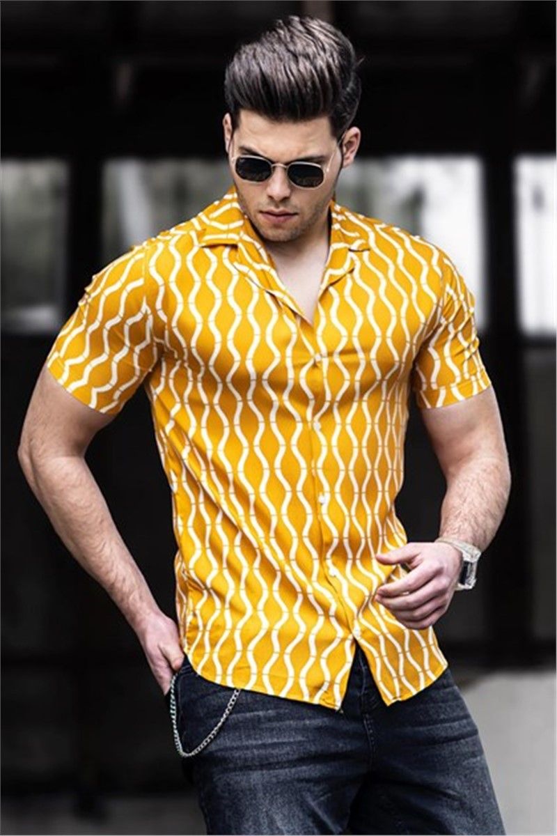 Madmext Men's Shirt - Yellow #290995