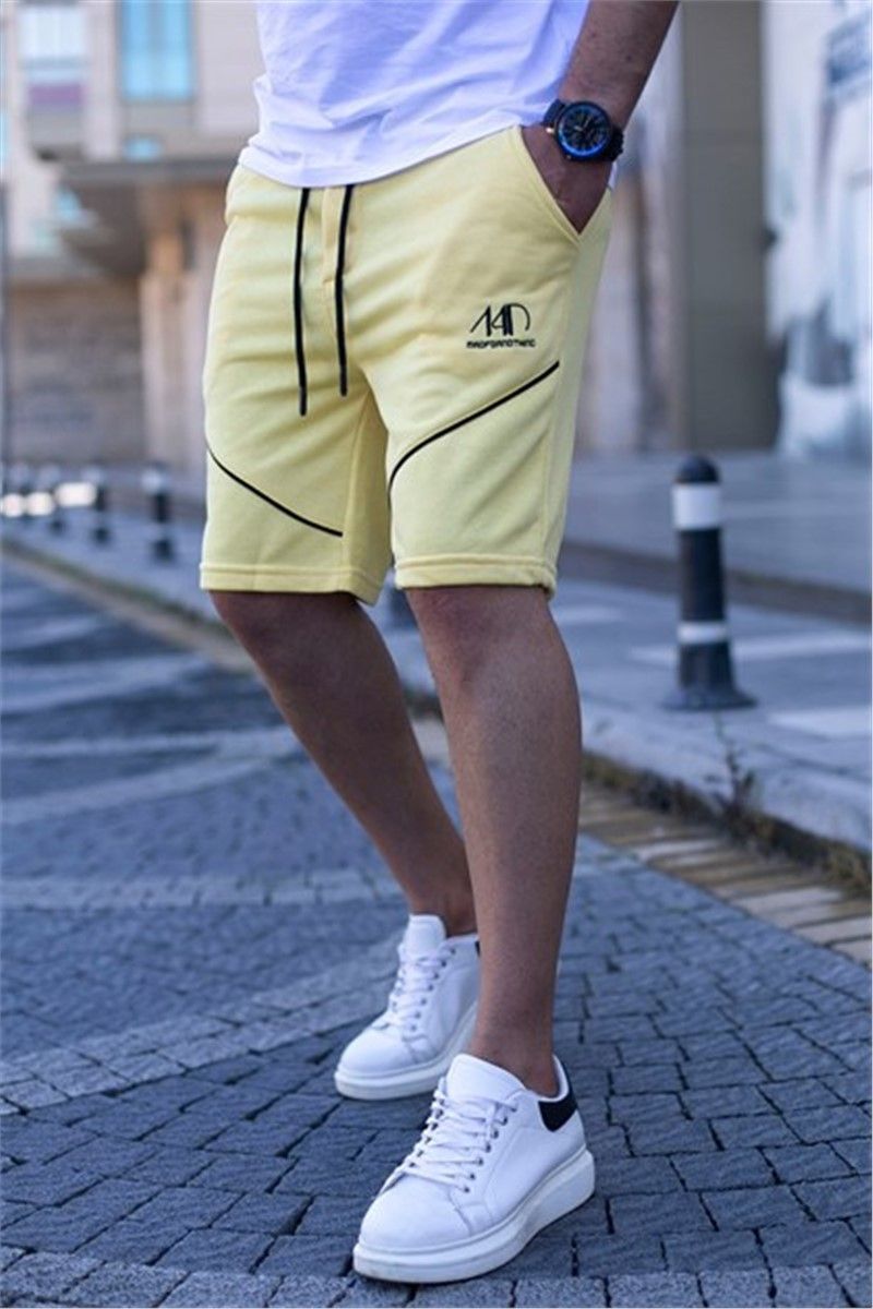 Madmext Men's Shorts - Yellow #305951