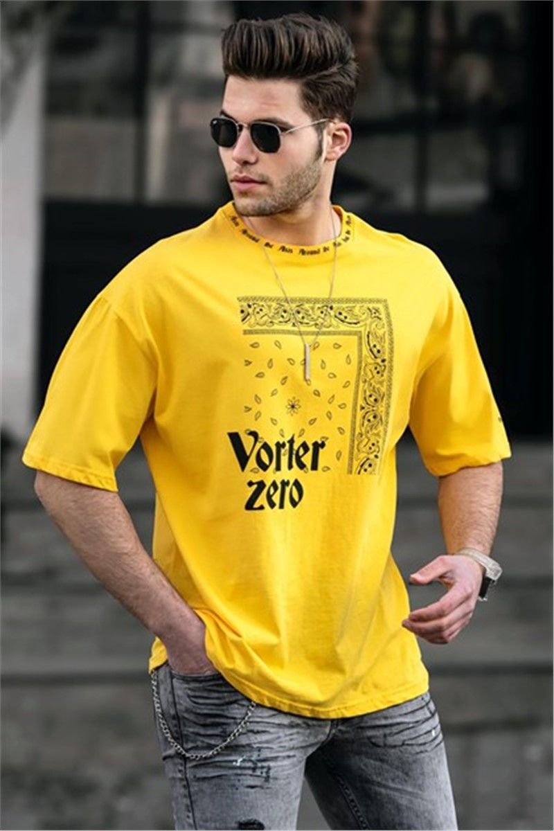 Madmext Men's T-Shirt - Yellow #291009