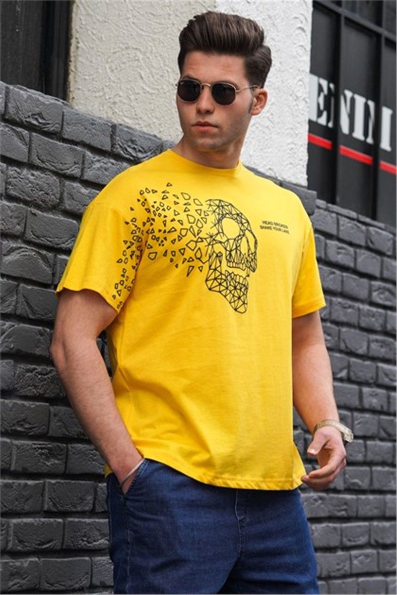 Madmext Men's T-Shirt - Yellow #303631
