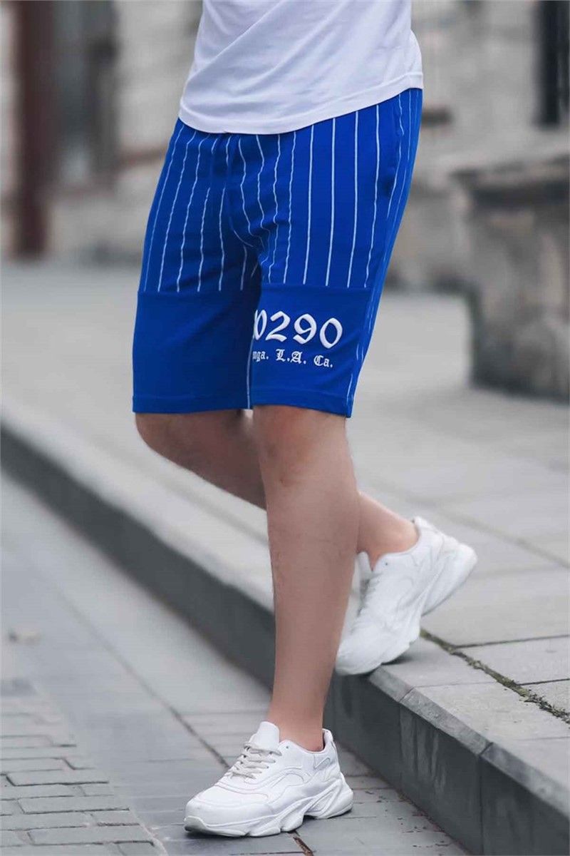 Madmext Men's Shorts - Blue #285456