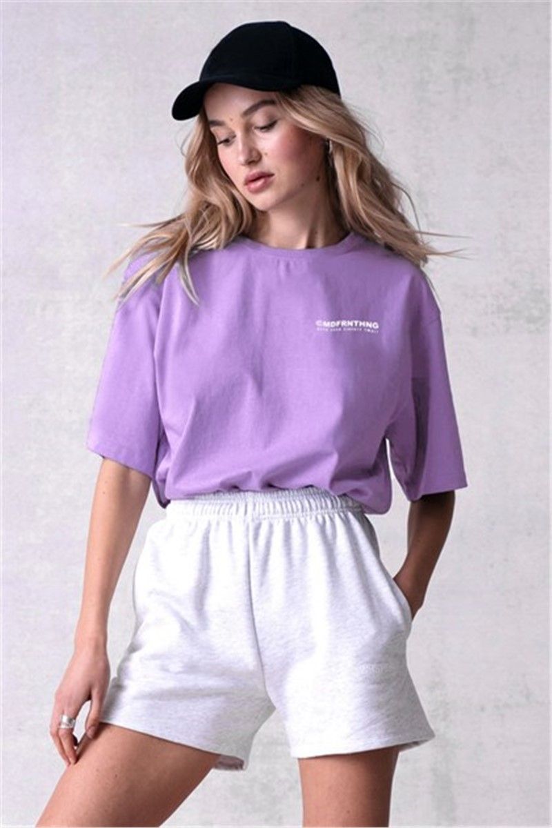 Madmext Women's T-Shirt - Lilac #308854