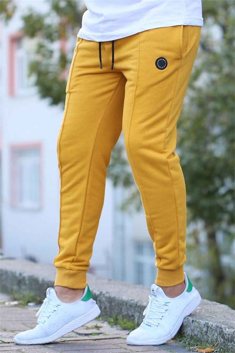  Yellow Basic Sweatpants 4220 # 286856