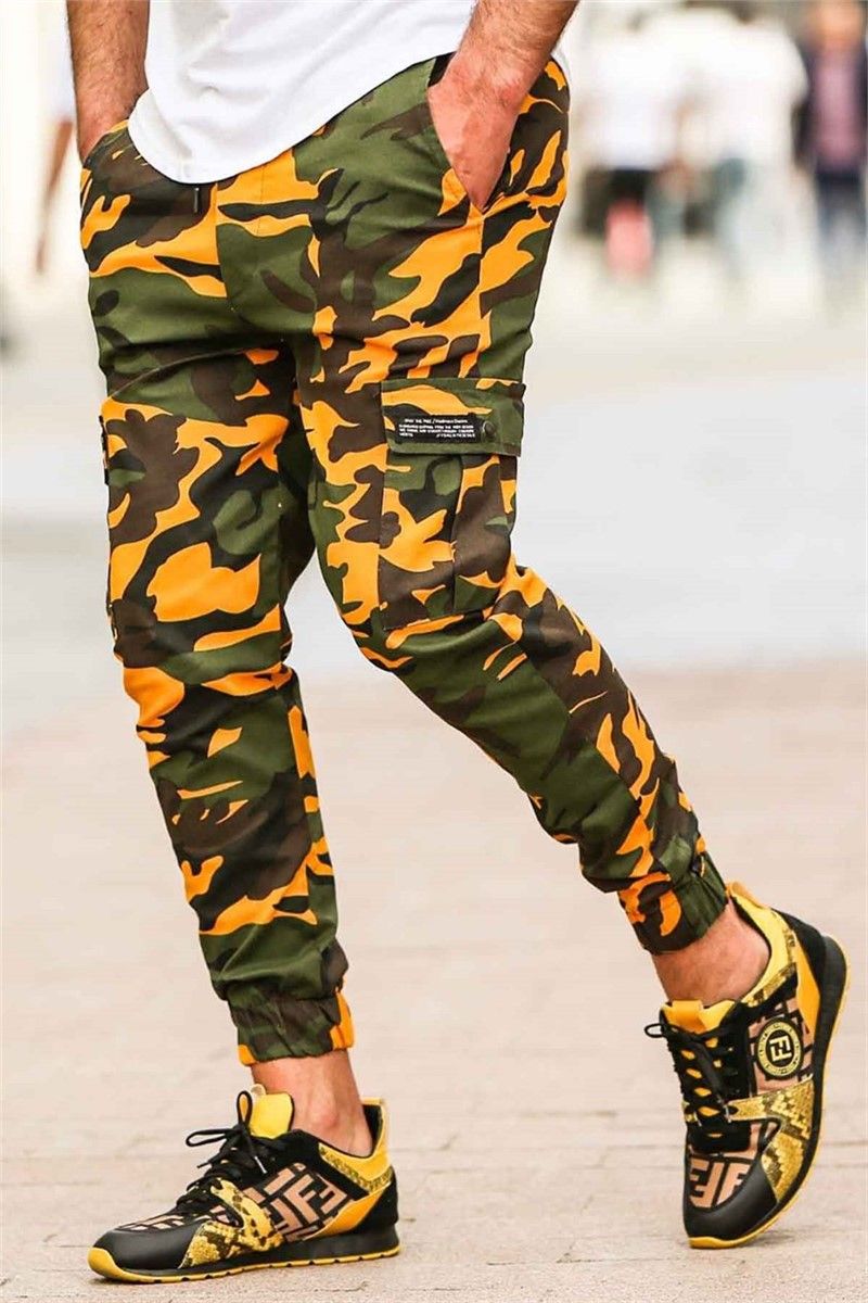  Yellow Camouflage Cargo Trousers 4060 # 285958