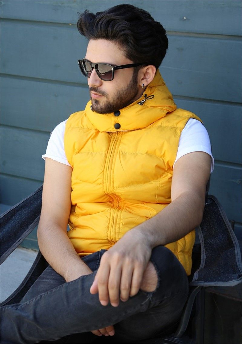  Yellow Down Jacket With Hooded 2789 # 284949