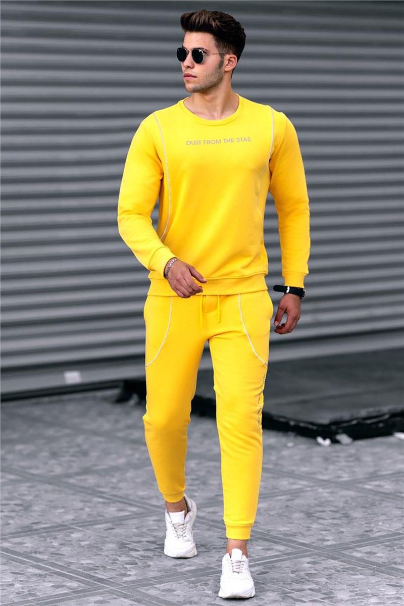 Madmext Men's Tracksuit - Yellow #289543