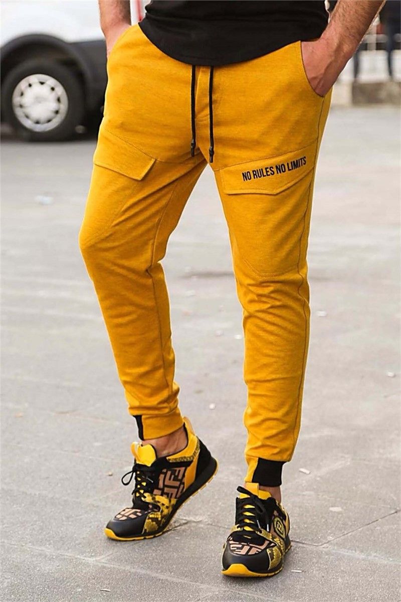 Madmext Men's Jogger - Yellow #285882