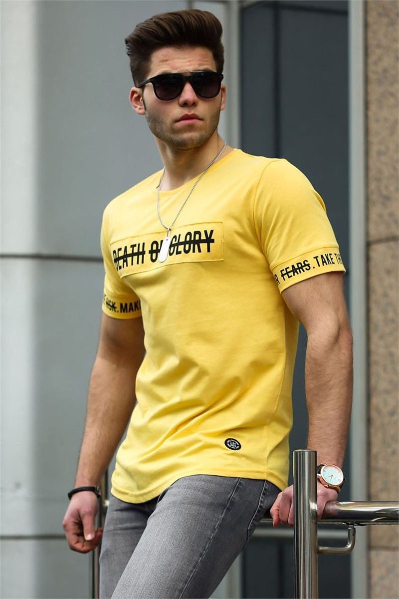 Men's T-shirt 4463 - Yellow 287280