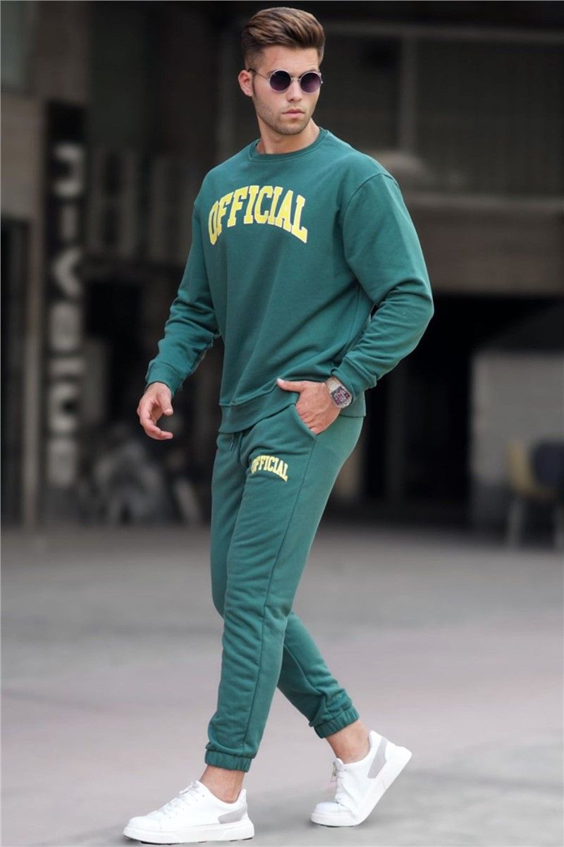 Madmext Men's Tracksuits - Green #310578