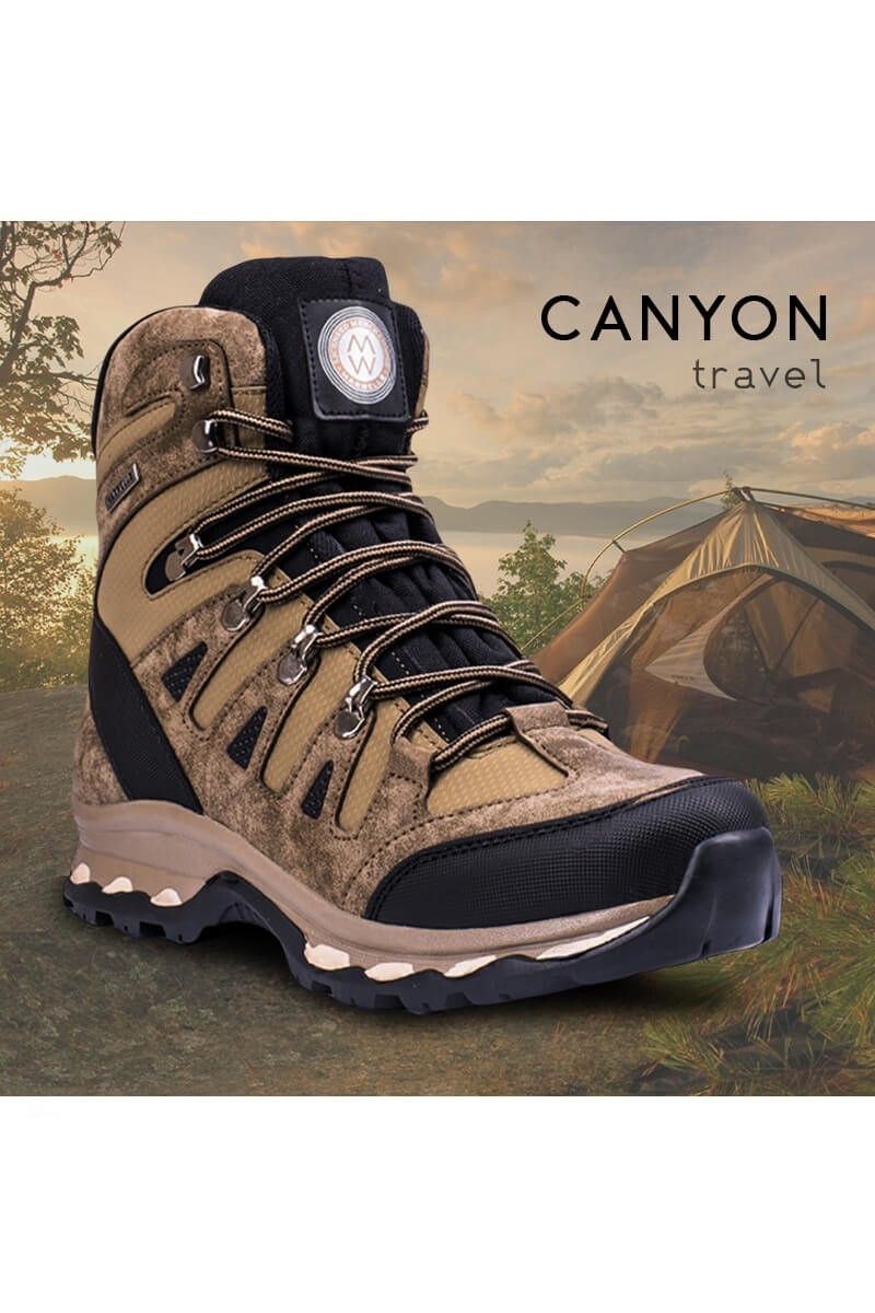 Marwells Canyon férfi túrabakancs - Barna 2021083411