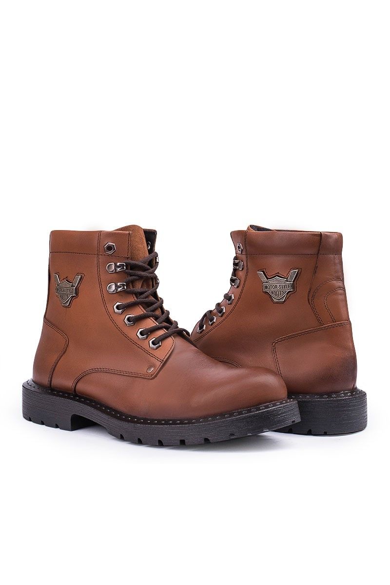 Marwells Men's Genuine Leather Boots - Brown 2021083429