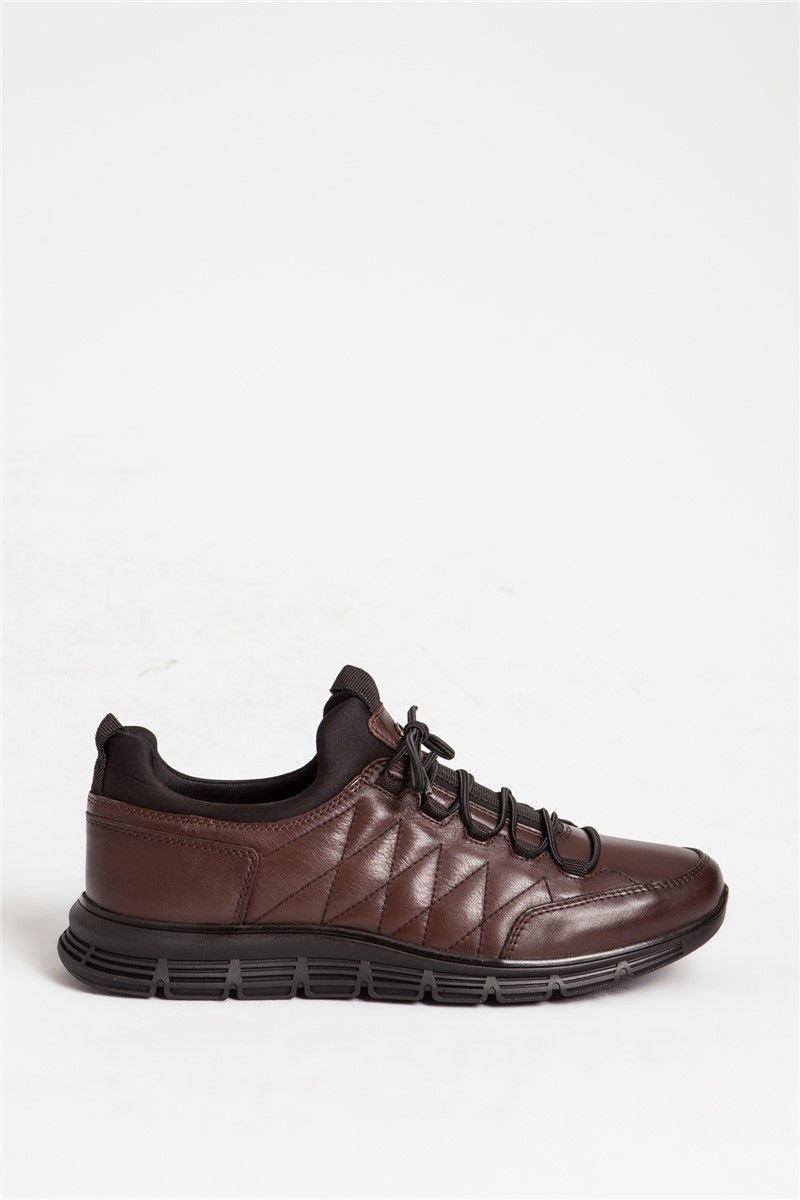 Men's Real Leather Shoes - Brown #318334