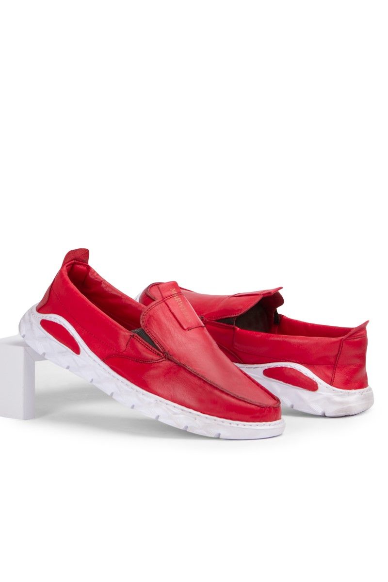 Marwells muške cipele od prave kože - crvene 2021421