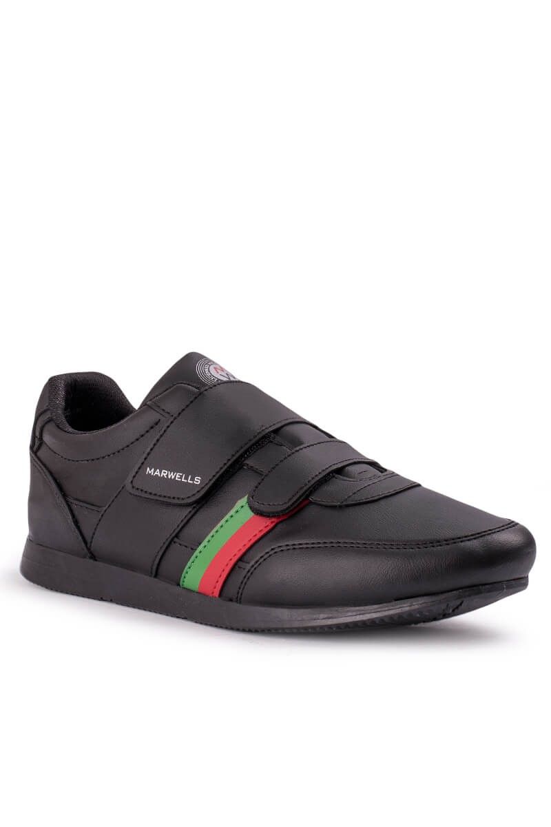 MARWELLS Men's leather shoes - Black 20210835569